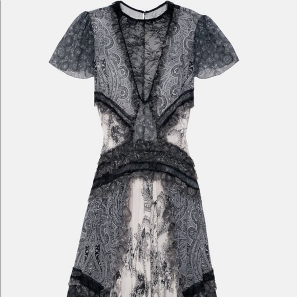ZARA NWT COMBINED LACE DRESS LIMITED EDITION - Picture 5 of 8